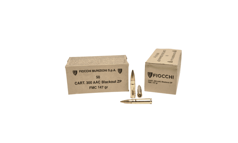 FIOCCHI 300 AAC BLACKOUT 147 GRAIN FMJ