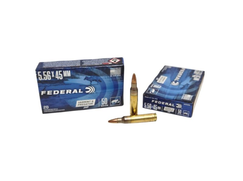 Federal 5.56x45 50 Grain JHP