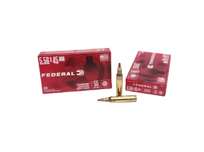 Federal 5.56x45mm NATO 55 Grain Soft Point