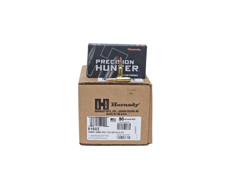 Hornady 6mm ARC Precision Hunter CASE 103 Grain ELD X