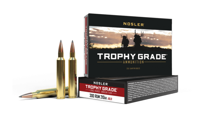 Nosler Trophy Grade .300 RUM 210 Grain AccuBond Long Range