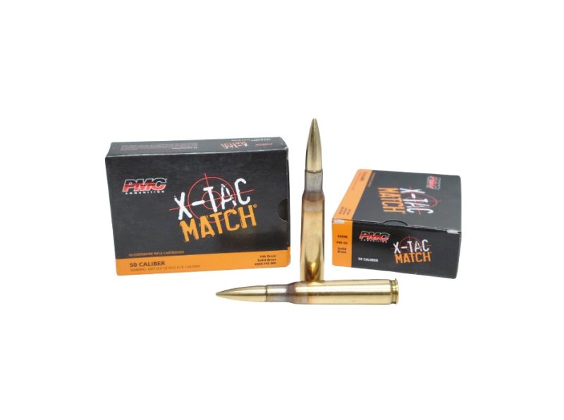 PMC .50 BMG Match 740 Grain Solid Brass