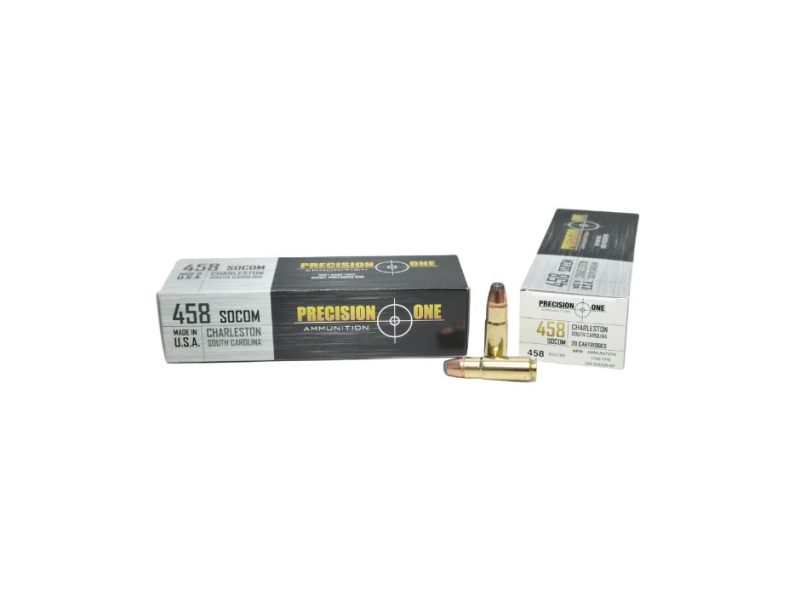 Precision One .458 SOCOM 300 Grain Jacketed Hollow Point