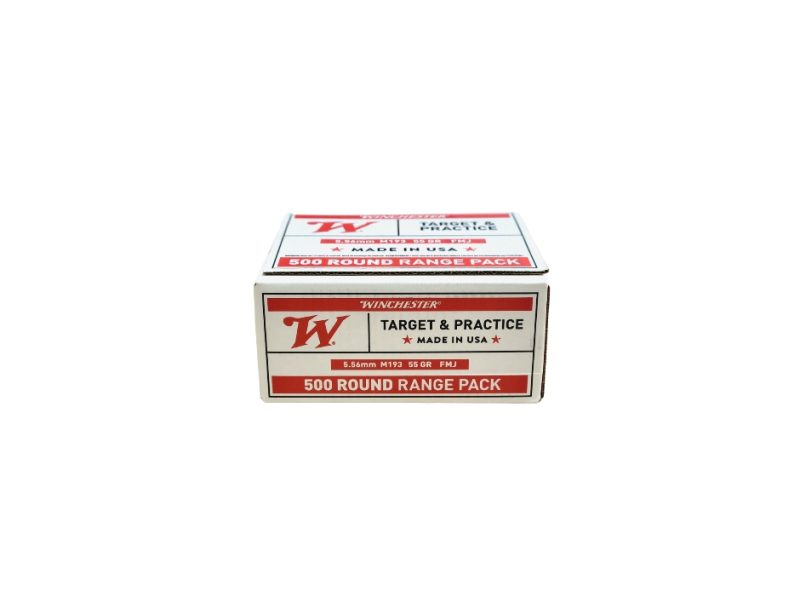 Winchester 5.56x45mm M193 55 Grain Full Metal Jacket 500 Rounds